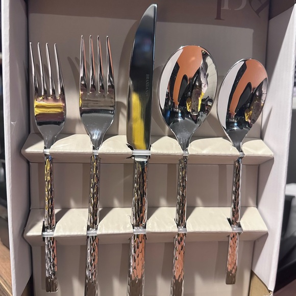 Brandini Kitchen Brandani Italy Diamond Flatware Set 2 Piece High